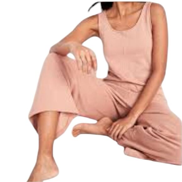 Old Navy Sleeveless Loose Marled Fleece Lounge Jumpsuit Size XXL - Picture 10 of 12
